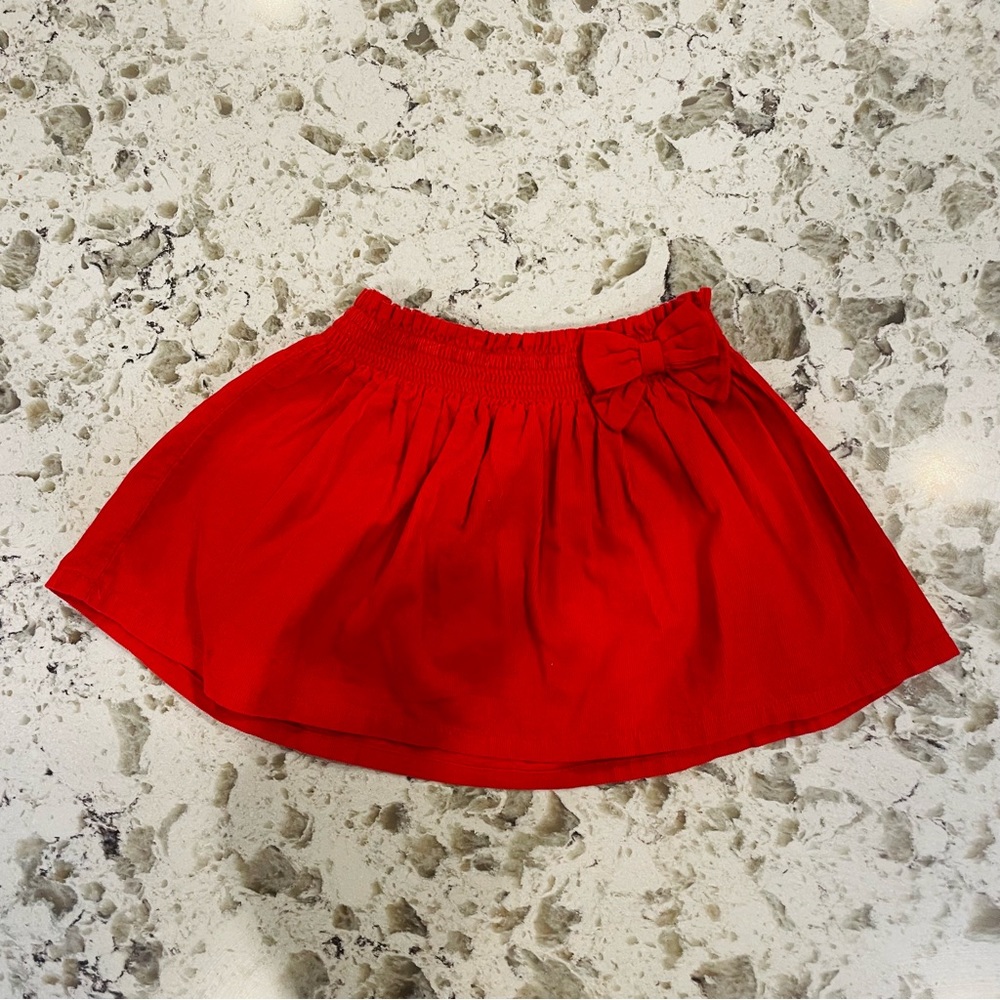 Gymboree Corduroy Red Skirt